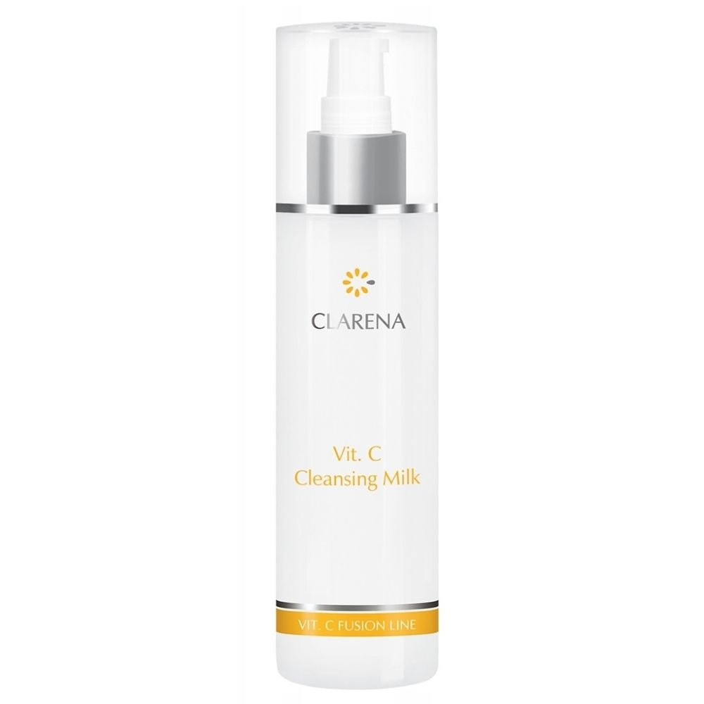 Clarena Vit C Fusion Line Mleczko do Demakijażu z Witaminą C Rozświetlenie dla Skóry Zmęczonej 200ml