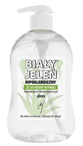 BIALY JELEN intimate hygiene Gel with aloe, allergy prone skin, sensitive 500ml