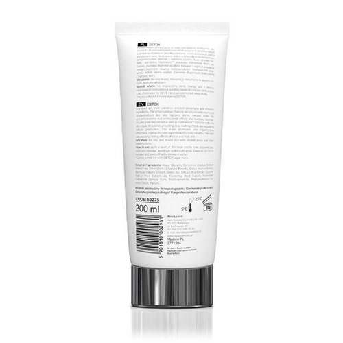 Apis Professional Detox Detoxifying Gel Mask with Bamboo Charcoal and Ionized Silver for Oily and Combination Skin 200ml