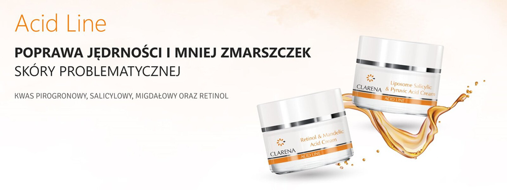 Clarena Acid Line Anti Acne Cream with Pyruvic and Salicylic Acid 50ml
