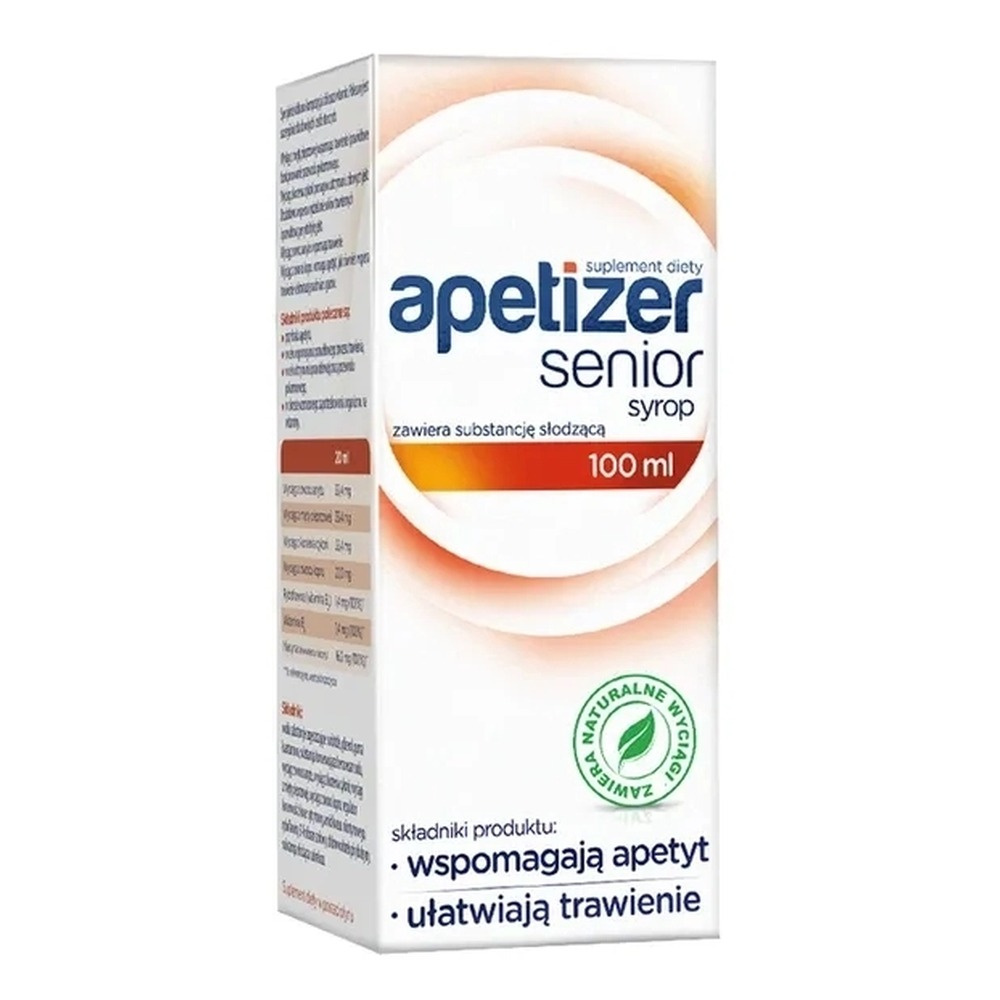 Apetizer Senior Syrop Wspomaga i Ułatwia Trawienie 100ml