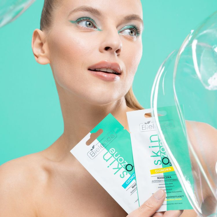 Bielenda Skin O3 Zone Ozone Dotleniająco - Nawilżająca Ozonowa Maseczka dla Skóry Suchej i Normalnej 8g