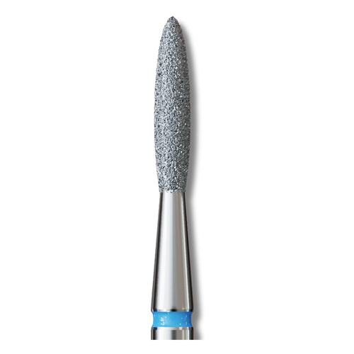IQ Nails Diamentowy Frez do Paznokci Długi w Kształcie Płomienia Średnio Drobny 1,8mm 243R.524.018 1 Sztuka