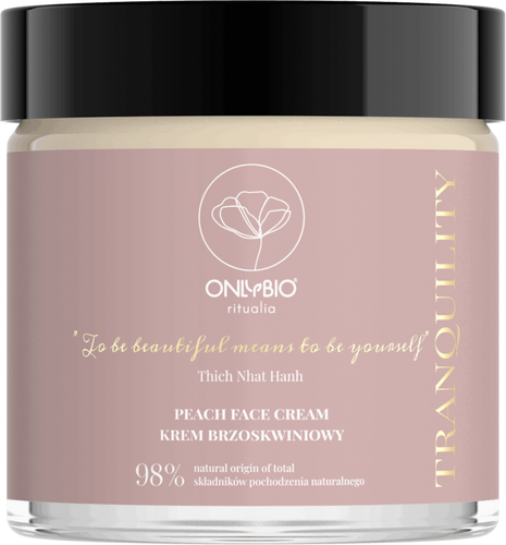 OnlyBio Ritualia Tranquility Przeciwstarzeniowy Brzoskwiniowy Krem do Twarzy 50ml