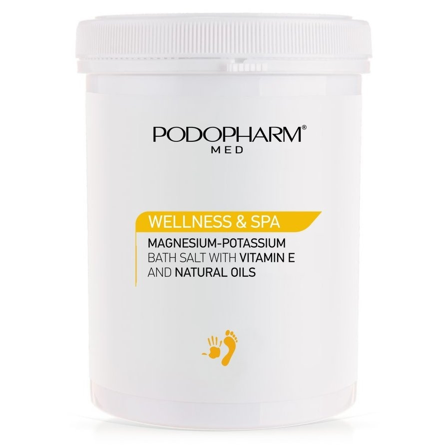 Podopharm Professional Wellness & Spa Sól Magnezowo-Potasowa z Witaminą E i Olejkami dla Skóry Wrażliwej 1400g