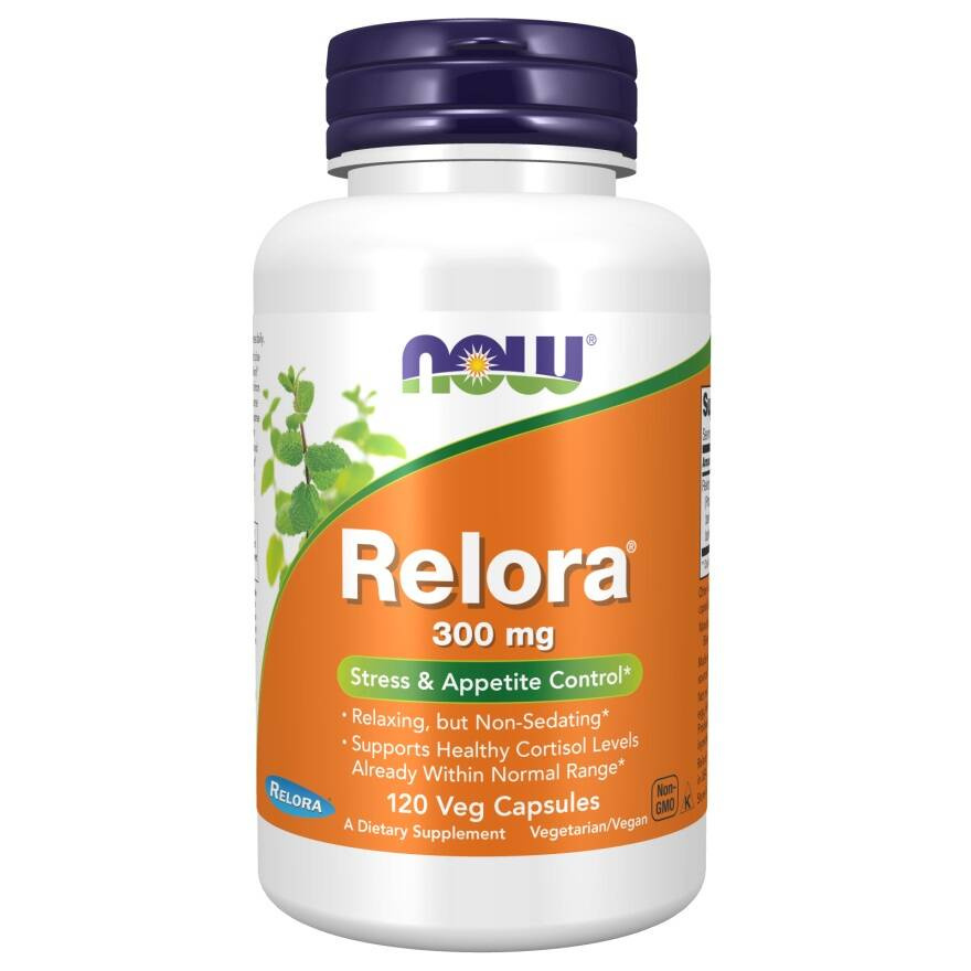 Now Foods Relora 300mg Wspiera Organizm w Stanach Napięcia Nerwowego 120 Kapsułek