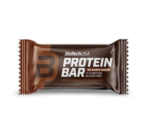 BioTechUSA Baton Proteinowy Podwójna Czekolada Wysokobiałkowa Przekąska dla Osób Aktywnych 20x35g