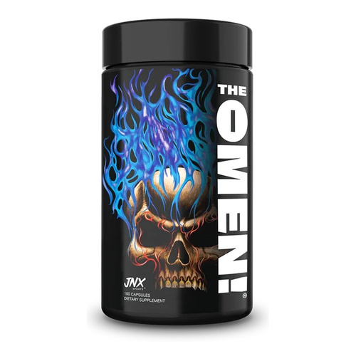 JNX Sports The Omen! Non-Stimulant Spalacz Tłuszczu Bez Kofeiny Na Kontrolę Wagi 100 Kapsułek Wegańskich