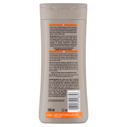 Joanna Ultra Color Copper Shade Hair Shampoo 200ml