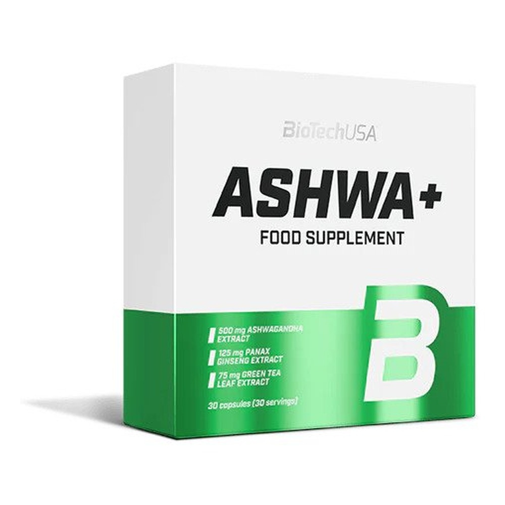 BioTechUSA Ashwa+ Ekstrakty roślinne 30 kapsułek