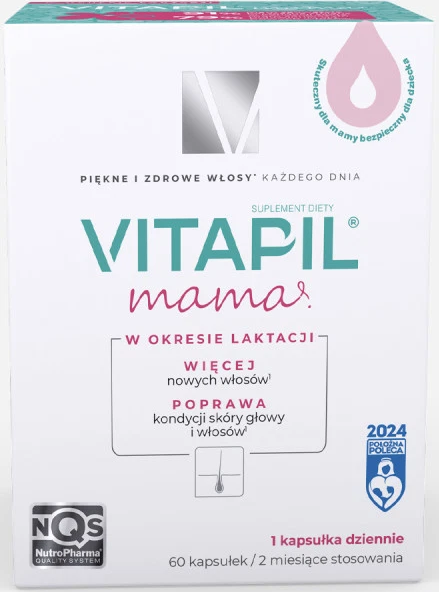 Vitapil Mama Mocne Lśniące Włosy 60 Tabletek