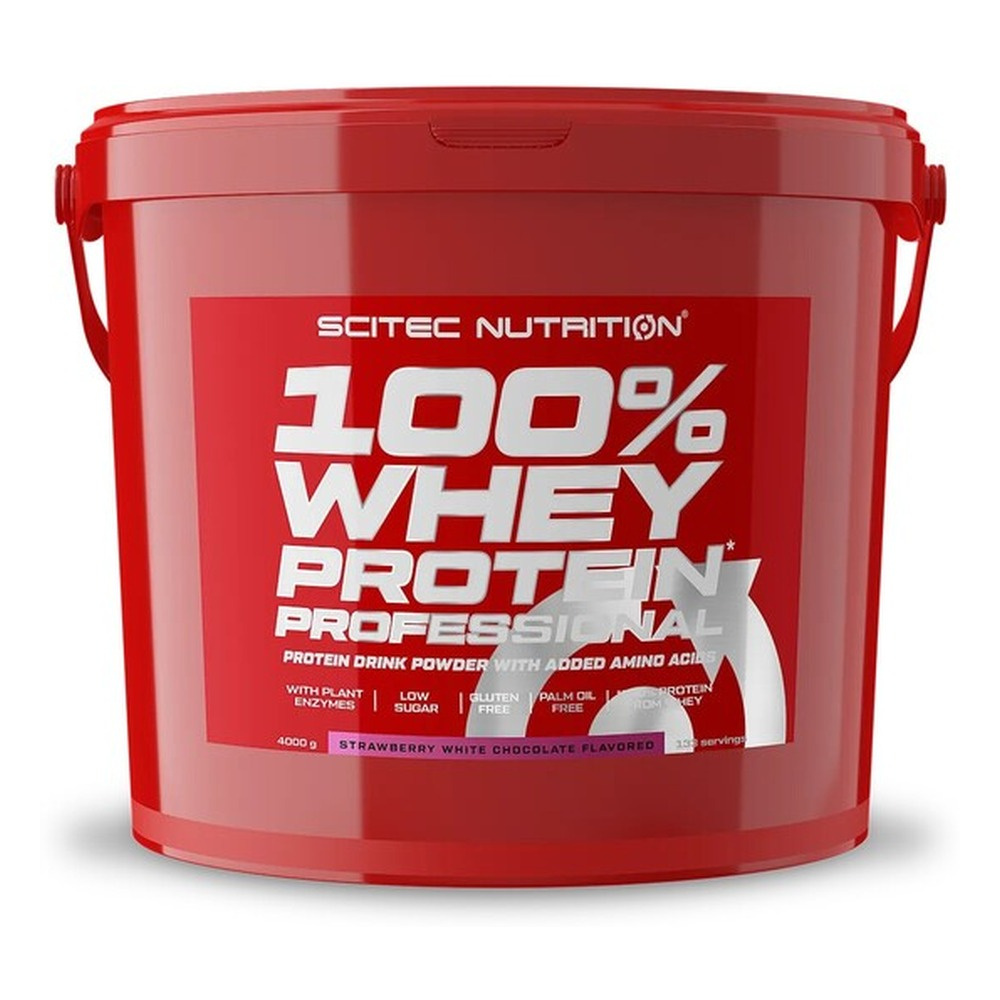 SciTec 100% Whey Protein Professional Strawberry White Chocolate 4000g