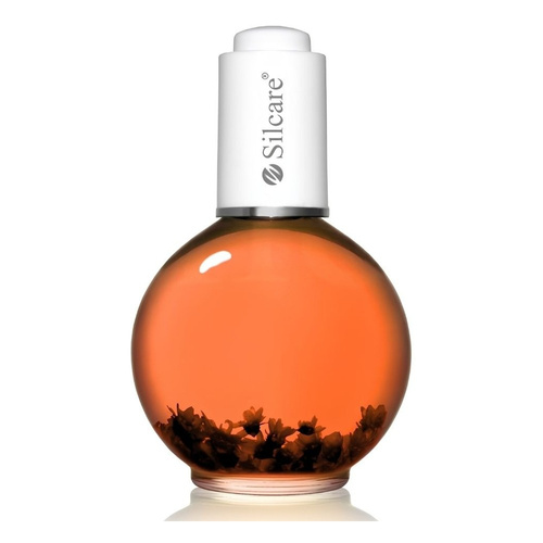 Silcare Garden of Colour Mango Orange olejek do paznokci i skórek z kwiatami 75ml