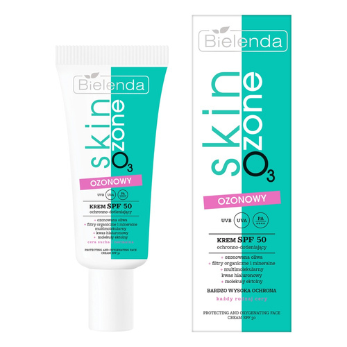 Bielenda Skin O3 Zone Ozone SPF 50 Protective and Oxygenating Cream for All Skin Types 40ml