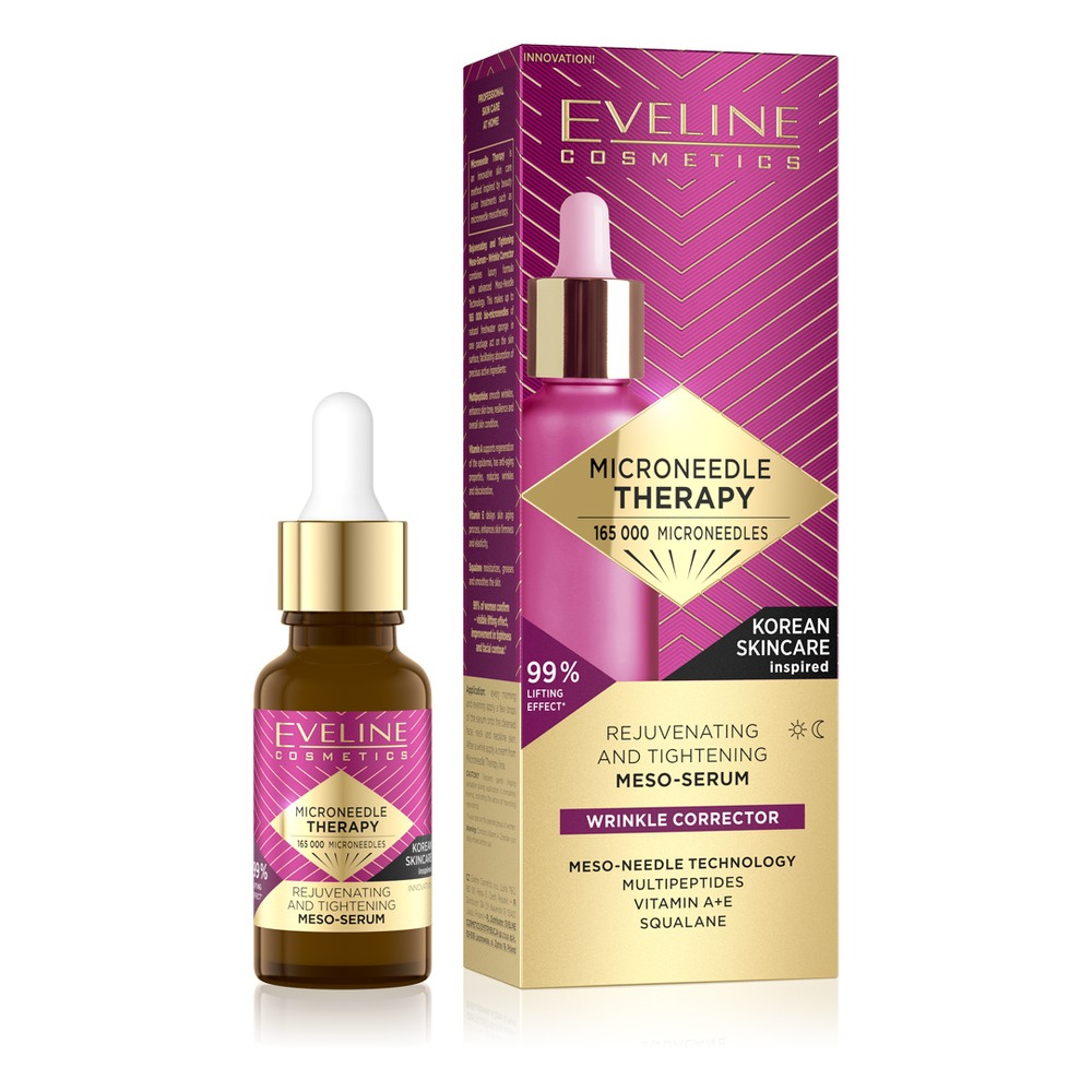 Eveline Cosmetics Microneedle Therapy Rejuvenating And Tightening Meso-Serum 18ml