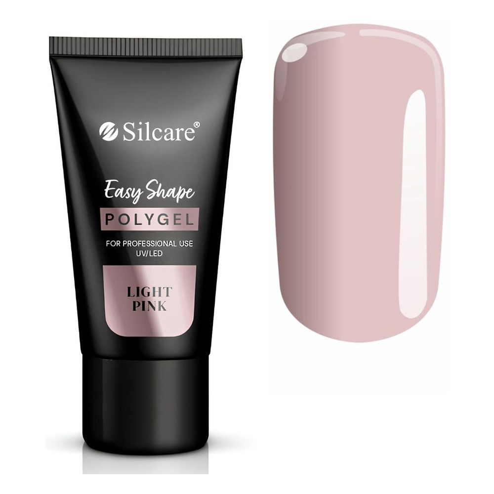 Silcare Easy Shape Polygel for Nail Extensions & Reconstruction Light Pink 30g