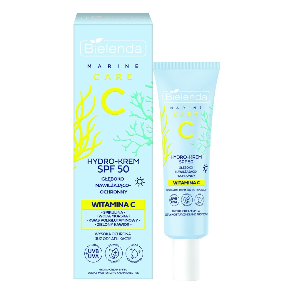 Bielenda C Marine Care Hydro-Cream Deeply Moisturizing and Protective Day SPF50 40ml