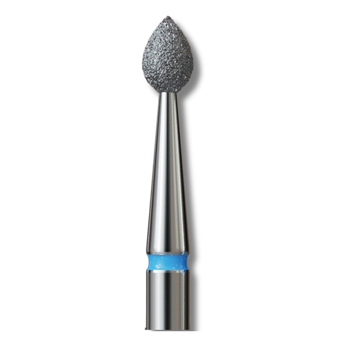 IQ Nails Diamentowy Frez do Paznokci w Kształcie Płomienia Średnio Drobny 2,5mm 243.524.025 1 Sztuka
