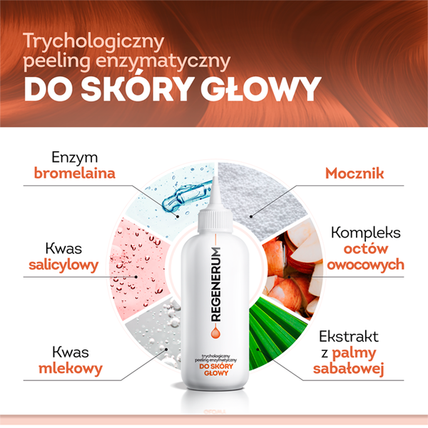 Regenerum Trychologiczny Peeling Enzymatyczny do Skóry Głowy 110ml