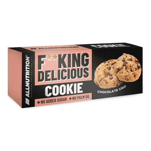 Allnutrition Fitking Delicious Cookie Chocolate Chip Kruche Ciasteczka z Kawałkami Czekolady 135g