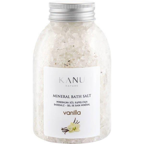 Kanu Nature Regenerująca Mineralna Sól do Kąpieli o Zapachu Wanilii 350g Best Before 06.03.26