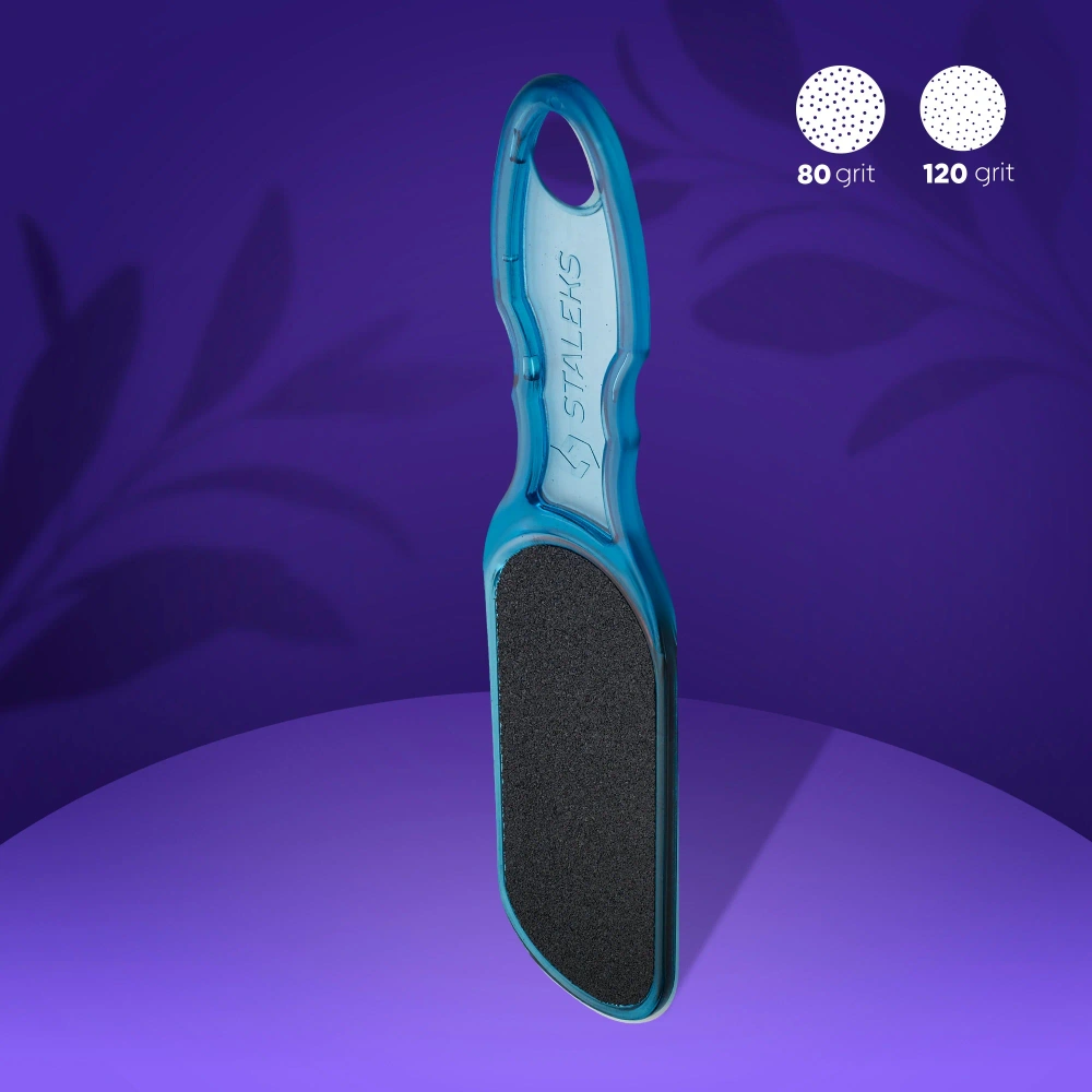 Staleks Classic Plastic Foot File Classic 10 Type 2 Dual Pedicure Tool Grid 80/120 1pc
