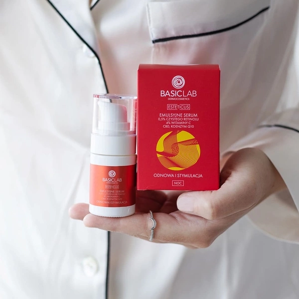 BasicLab Esteticus Przeciwzmarszczkowe Serum Retinol 0.5% 15ml