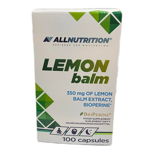 Allnutrition Lemon Balm 350mg Lemon Balm Extract 100 Capsules