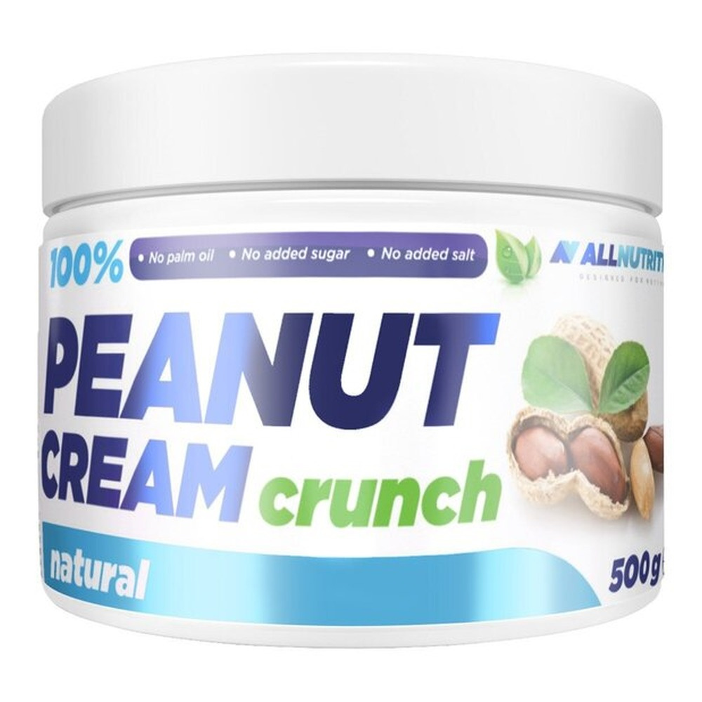 Allnutrition 100% Peanut Cream Crunch Krem Orzechowy 500g