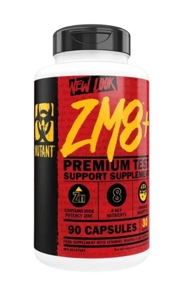 Mutant Core Series ZM8+ Suplement z Cynkiem Magnezem i Witaminą B6 na Wsparcie Hormonalne 90 Kapsułek