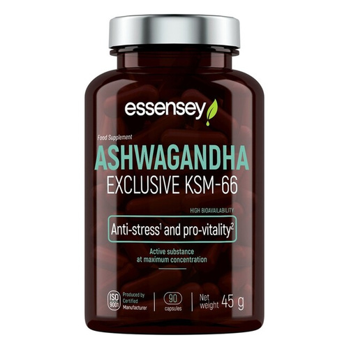 Essensey Ashwagandha Exclusive KSM-66 Kapsułki 90 kapsułek