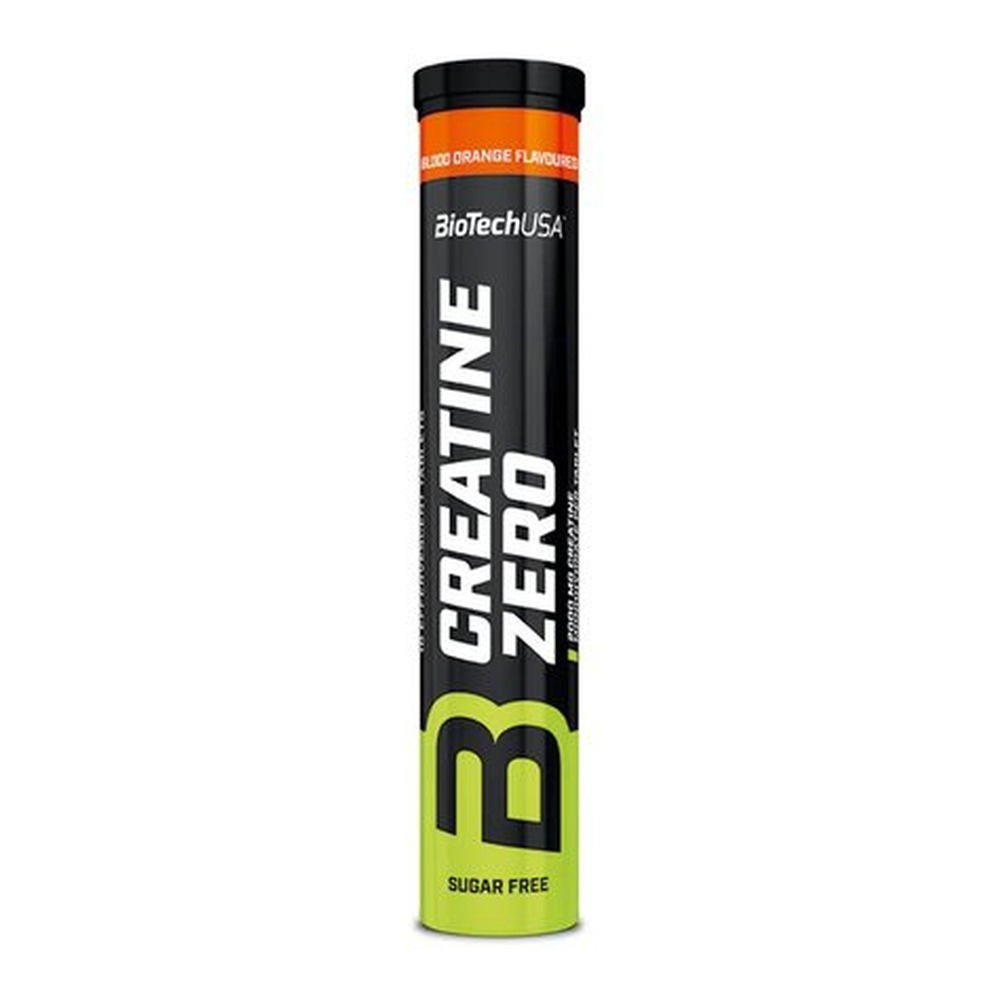 BioTechUSA Creatine Zero Effervescent Creatine Effervescent Tablets, Blood Orange 18 tablets