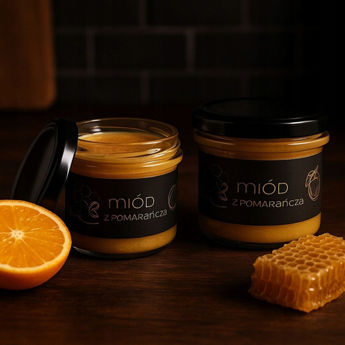 Bona Miód z Pomarańczą Naturalny Pyszny Smak 245g