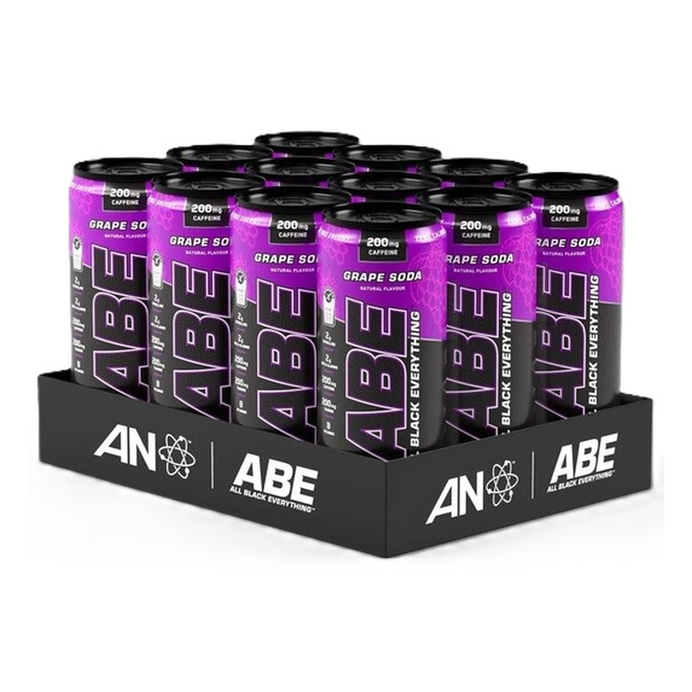 Applied Nutrition ABE Energy + Performance Cans, Grape Soda 12 x 330ml