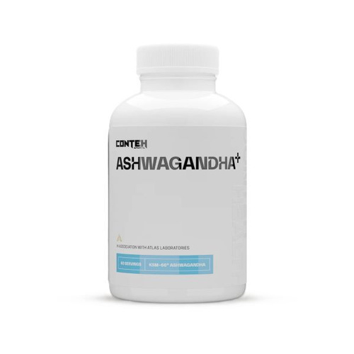 Conteh Sports Ashwagandha+ Suplement Na Redukcję Stresu i Lęku 120 Kapsułek