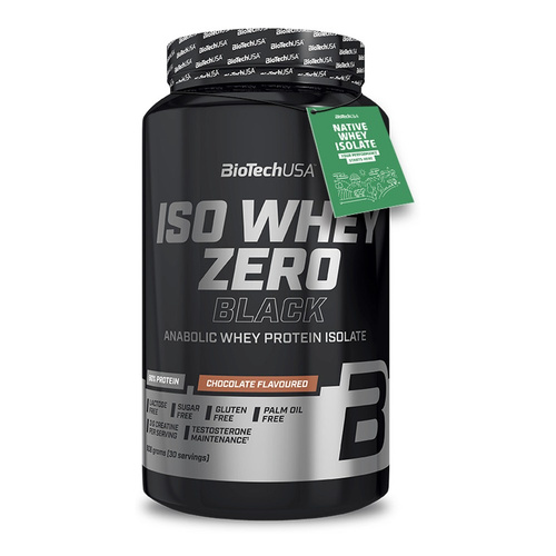 BioTechUSA Iso Whey Zero Black Vanilla Whey Protein Isolate with Creatine and Zinc 908g