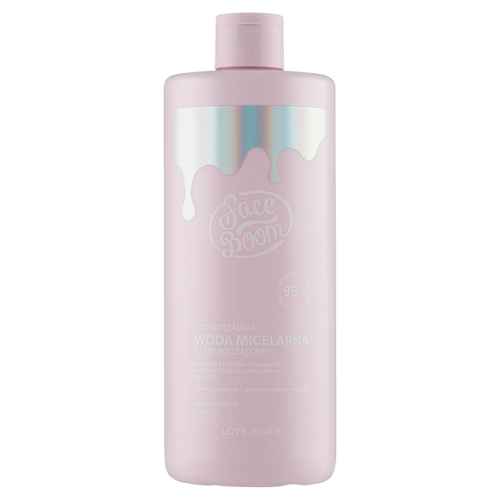 FaceBoom Vegan Purifying Micellar Water for All Skin Types 500ml