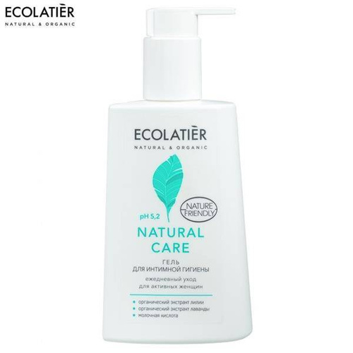 ECOLATIER Żel Do Higieny Intymnej Natural Care Ph 5 2 Probiotyk Kwas Mlekowy 250ML