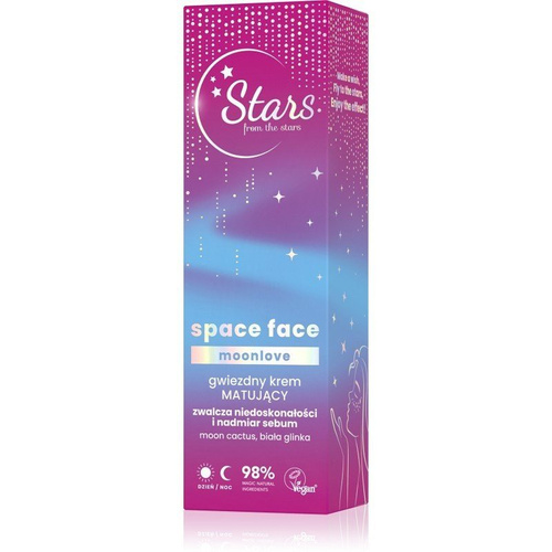 Stars from the Stars Space Face Moonlove Star Matting Cream for Oily and Combination Skin 50ml Best Before 30.11.25