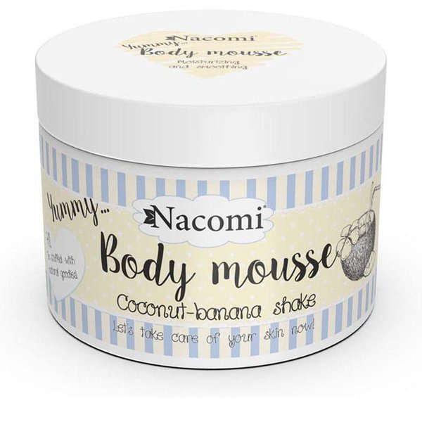 NACOMI MOISTURISING Body Mousse - Coconut - banana shake 180ml