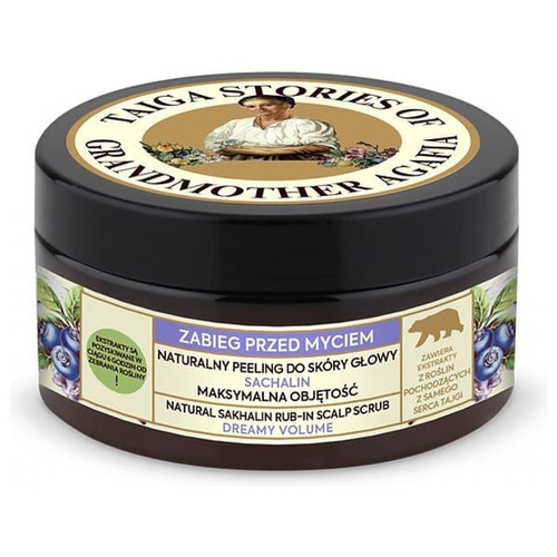GRANDMA AGAFIA Scalp scrub with white clay, 100ml