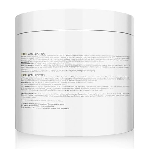 Apis Professional Lifting Peptide Lifting and Tightening Algae Mask with SNAP-8™ Peptide for Mature Skin 200g200g