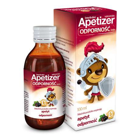 Apetizer Odporność Junior Wspiera Apetyt i Odporność Syrop 100ml