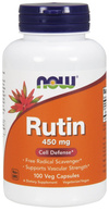 Now Foods Rutin 450mg Rutin Strengthens Heart and Blood Vessel Health 100 Capsules