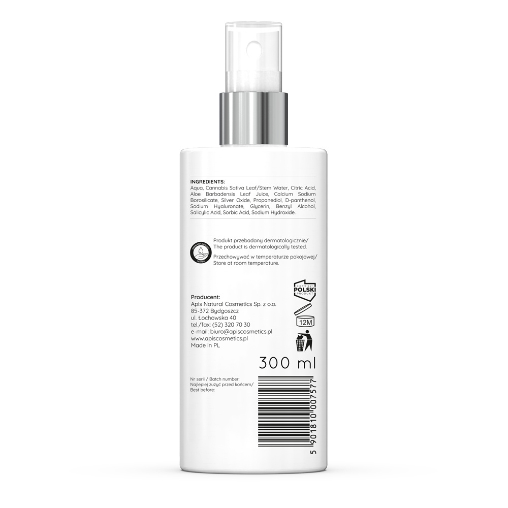 Apis Expert Med Care Moisturising Face & Body Mist with Ionized Silver 300ml