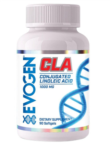 Evogen CLA 1000mg Sprzężony Kwas Linolowy Na Kontrolę Wagi 90 Kapsułek