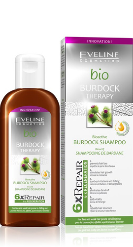 Eveline Bio Burdock Therapy Łagodzący Szampon do Włosów z Łupieżem 150ml