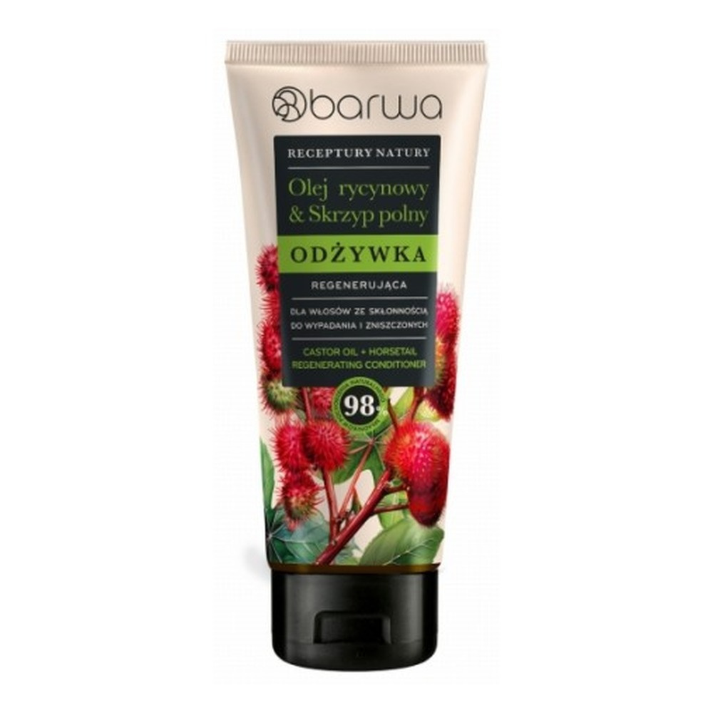 Barwa Nature's Recipe Regenerating Conditioner Castor Oil Horsetail for Weak and Loss-Prone Hair 200ml