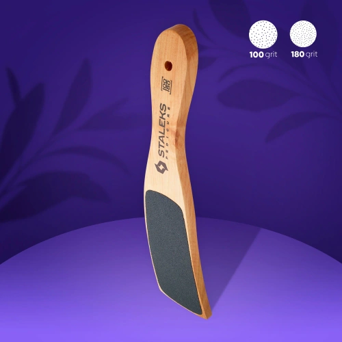 Staleks Beauty & Care Tarka do Stóp Drewniana 10 TYPE 2 100/180 Grit 100/180 Grit 1 Sztuka