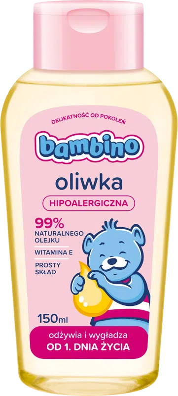 Bambino Hipoalergiczna Oliwka dla Niemowląt i Dzieci od 1 Dnia Życia 150ml
